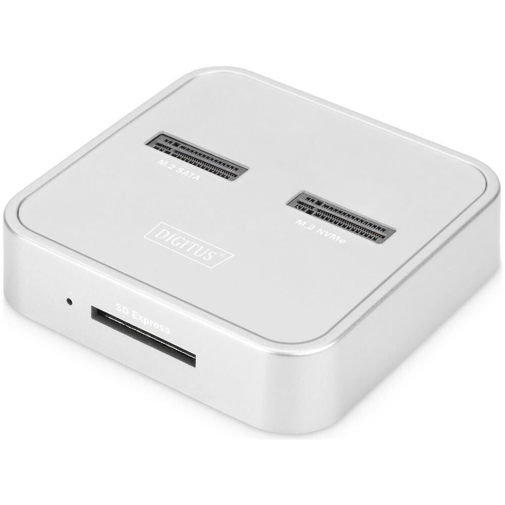 Docking station SSD M. 2 NVMe + M. 2 SATA con lettore schede SD-Express, USB-C™ - Foto 1