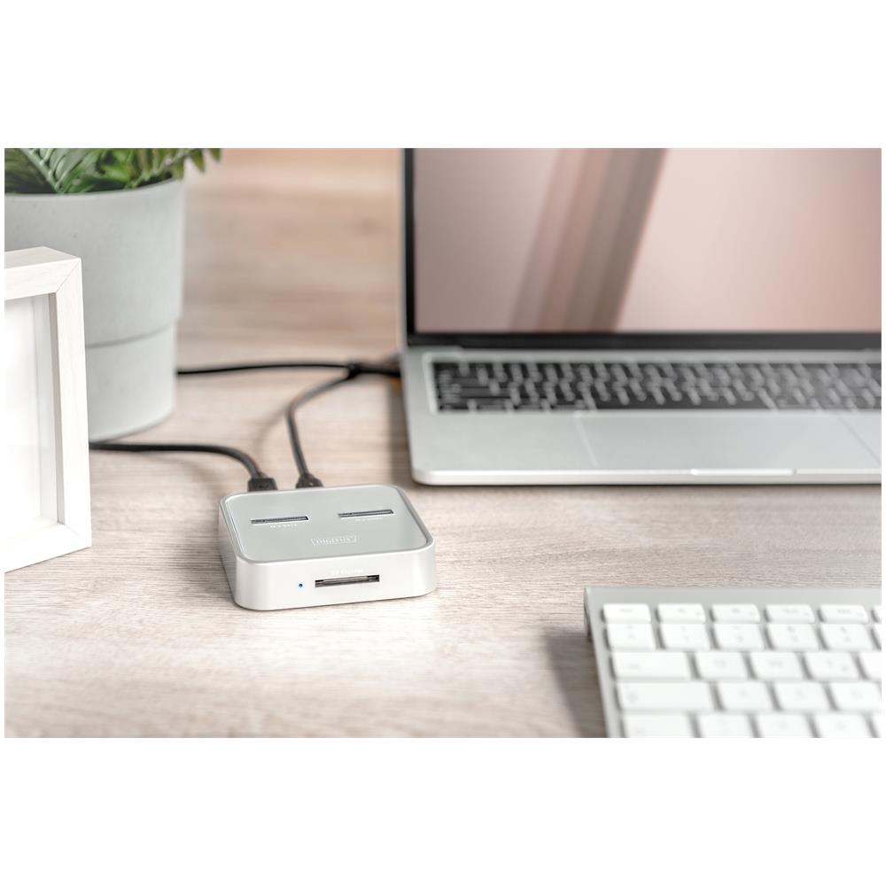 Docking station SSD M. 2 NVMe + M. 2 SATA con lettore schede SD-Express, USB-C™ - Foto 2