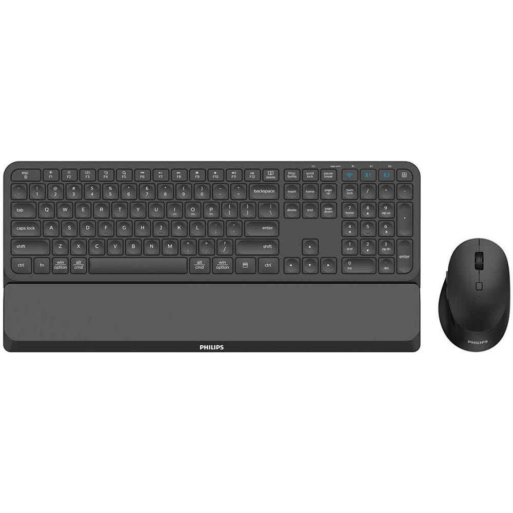 Tastiera e Mouse Wireless SPT6607B/21  Colore Nero - Foto 1