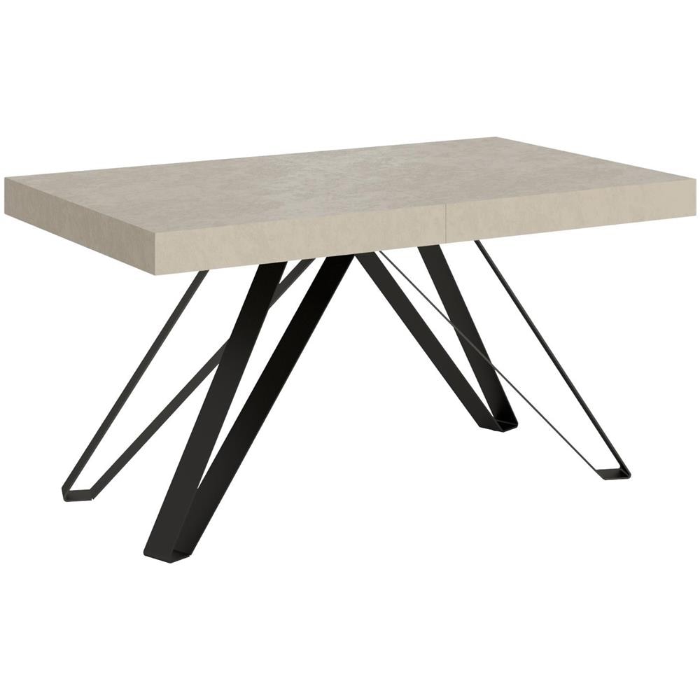 Tavolo allungabile 90x160/264 cm Terium cashmere gambe antracite - Foto 1
