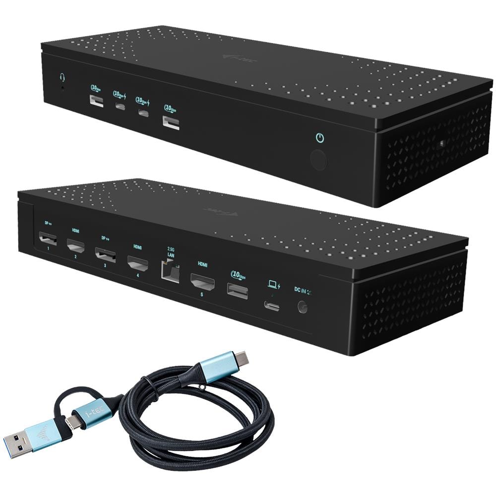 Docking Station per 5x 4K / 60Hz Display Potenza 100W Colore Nero - Foto 1