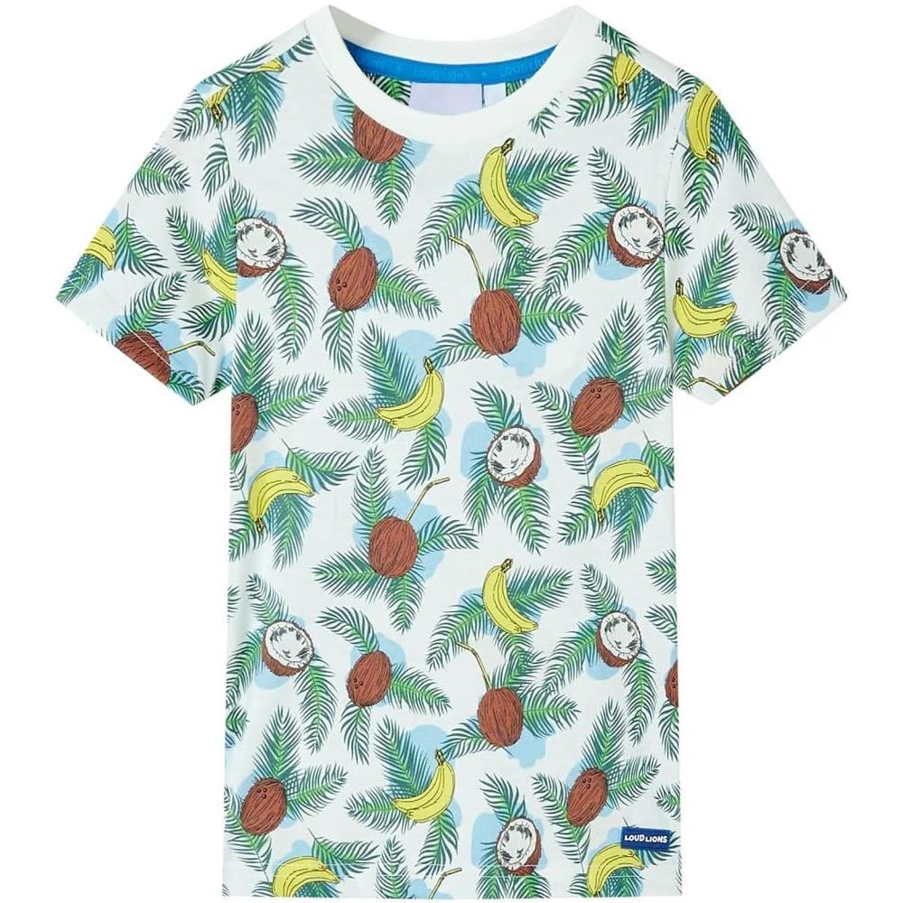 Maglietta da Bambino a Maniche Corte Multicolore 128 - Foto 1