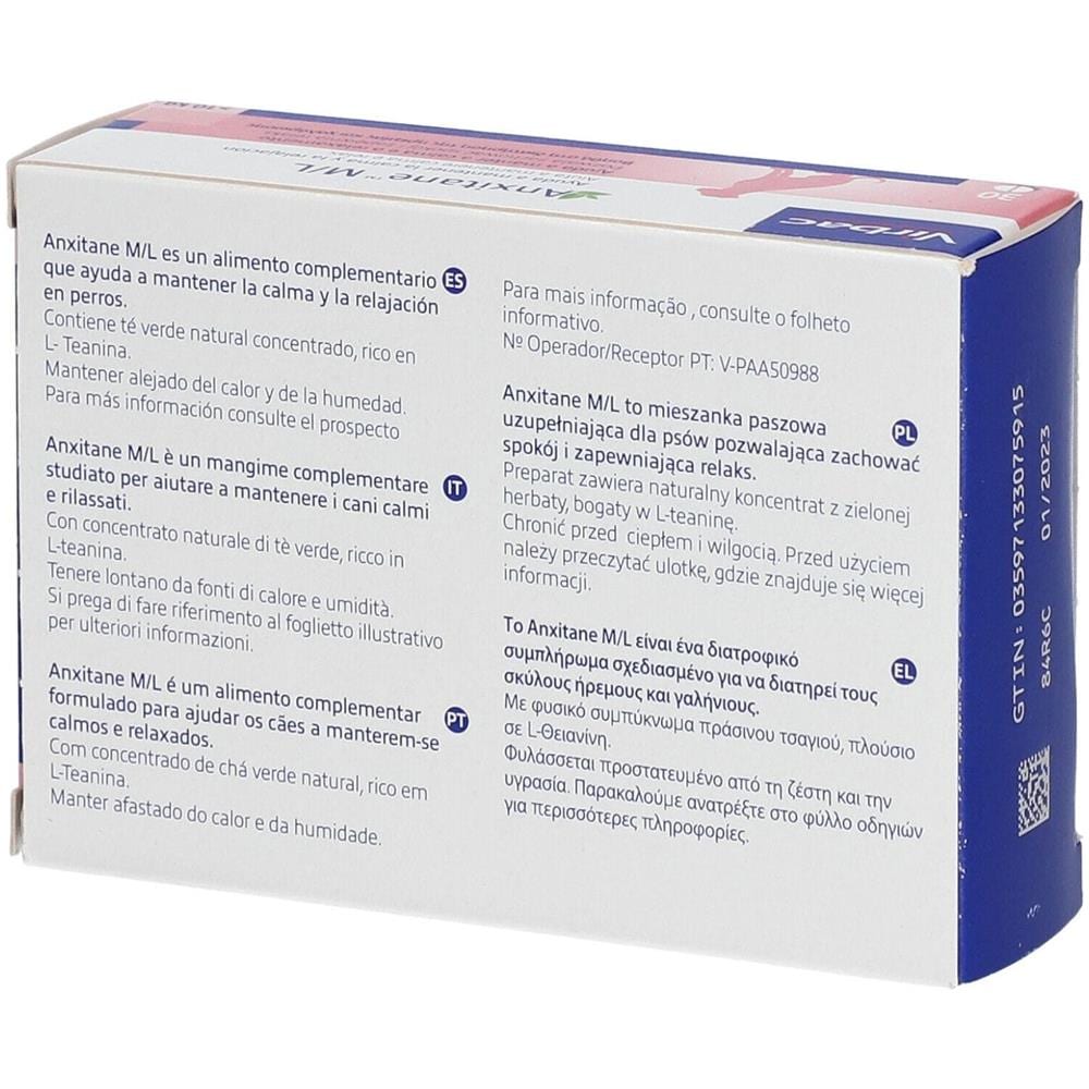 Anxitane M /L Supplemento Nutrizionale Scatola 30 Compresse Appetibili - Foto 5