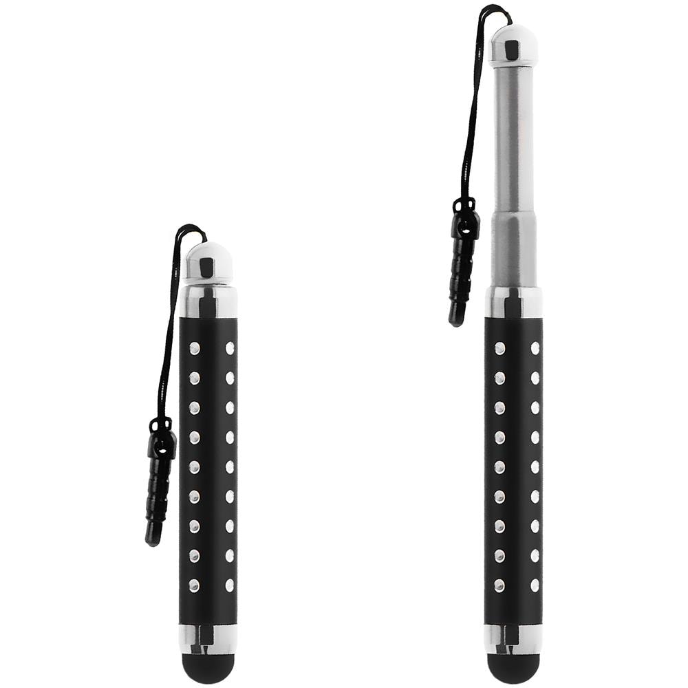 Penna Digitale Touchscreen Alluminio Nera + Presa Jack 3.5 Mm - Foto 1