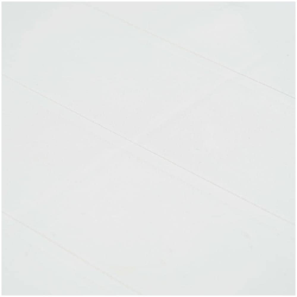 Tavolo Da Giardino Bianco 150x90x72 Cm In Plastica Stile Rattan - Foto 2