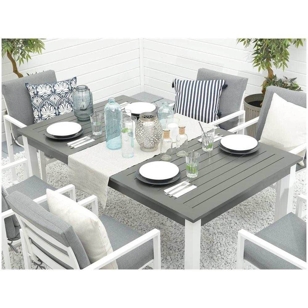 Set Da Giardino Tavolo E 6 Sedie In Alluminio Pancole - Foto 2