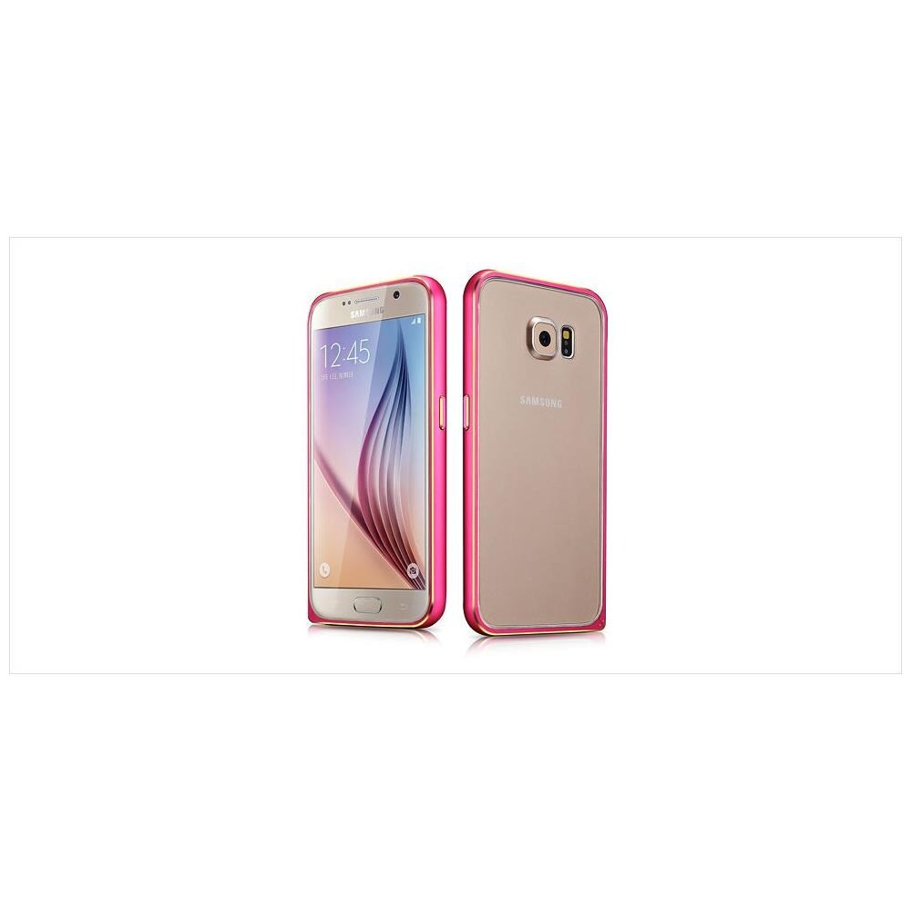 Samsung Galaxy S6 Bordo Del Respingente Ultra Sottile Rosa - Foto 1
