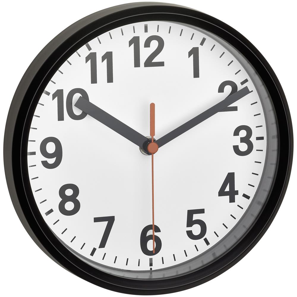 60.3538.01 orologio da parete e da tavolo Rotondo Nero, Bianco - Foto 1