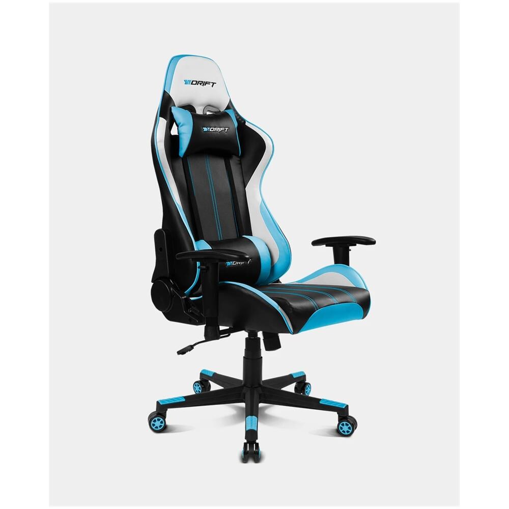 Dr175 Sedia Per Gaming Universale Seduta Imbottita Nero, Blu, Bianco - Foto 2