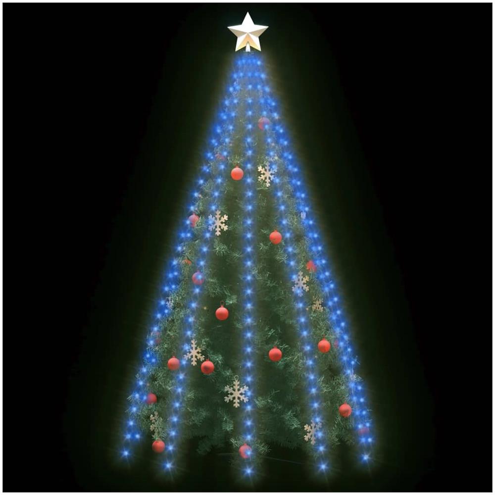 Rete di Luce per Albero di Natale 300 LED Blu 300 cm - Foto 3