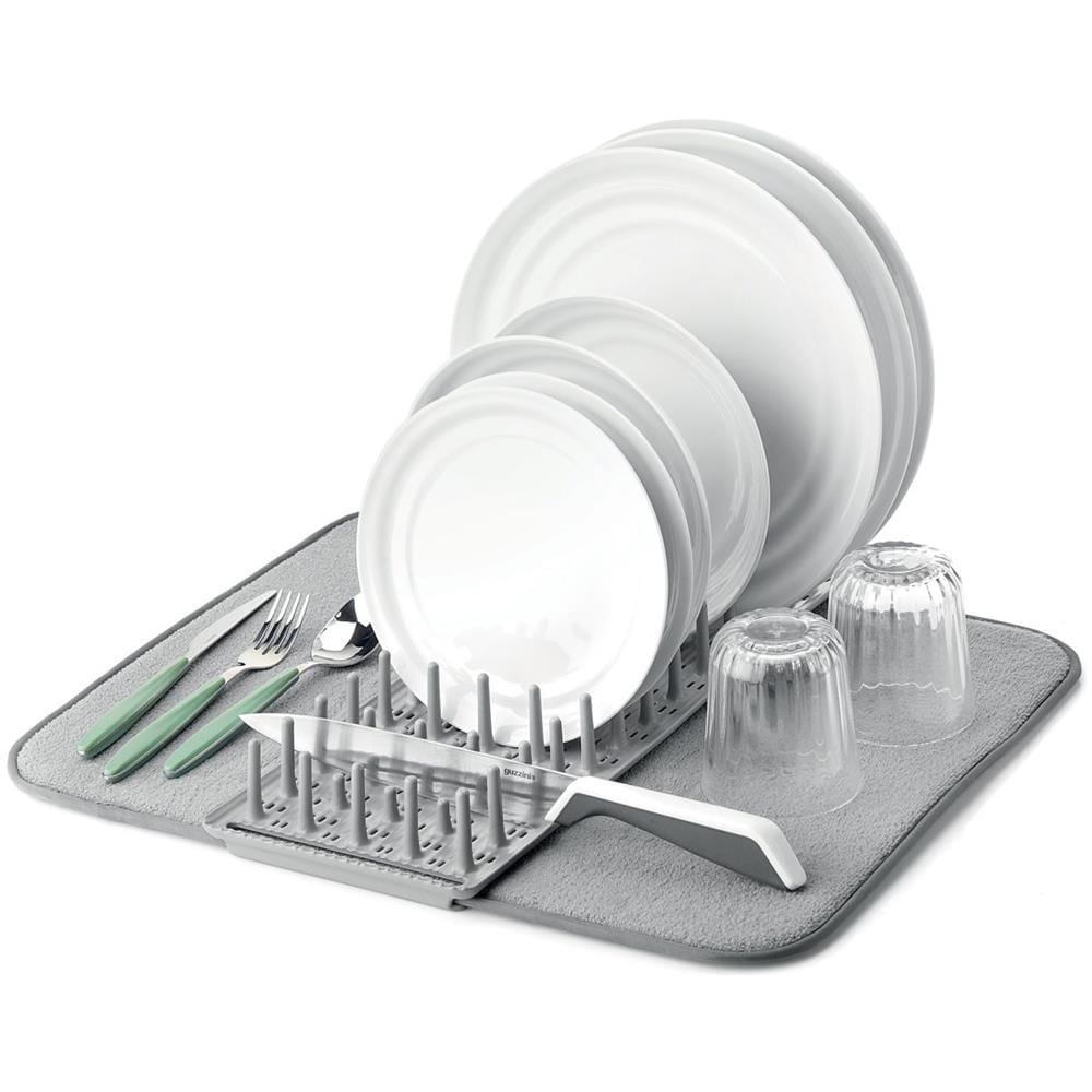 Guzzini - Scolapiatti Con Tappetino Dry&safe Tierra 'made For Nature' Grigio - Foto 2