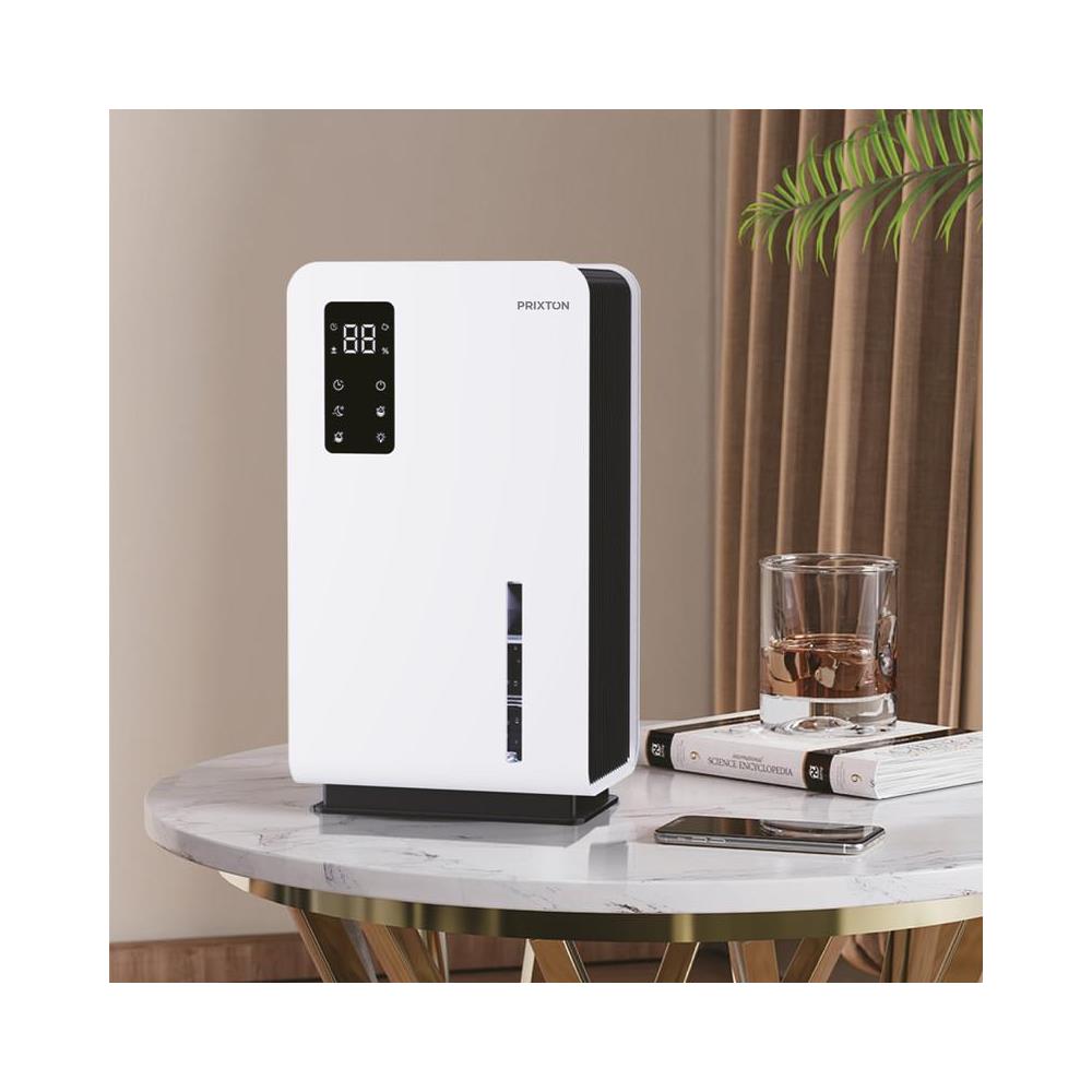 Aura Deumidificatore e Purificatore 2 in 1, Sistema Termoelettrico, Regolazione automatica, Modalità Notturno, 3L di Capacità, Grande Copertura - Foto 4