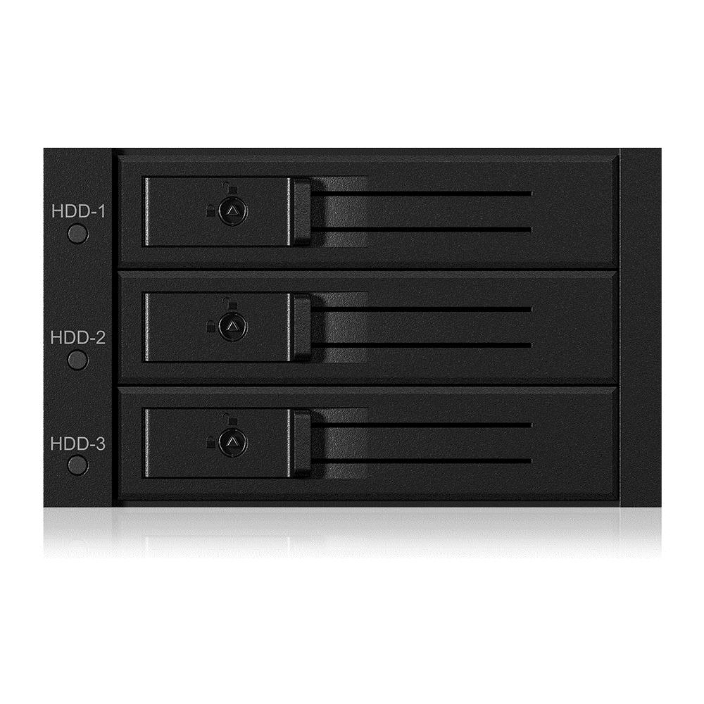 IB-563SSK, HDD, SAS, SATA, Seriale ATA II, Serial ATA III, Nero, Attività, HDD, Potenza, Alluminio, SATA - Foto 2