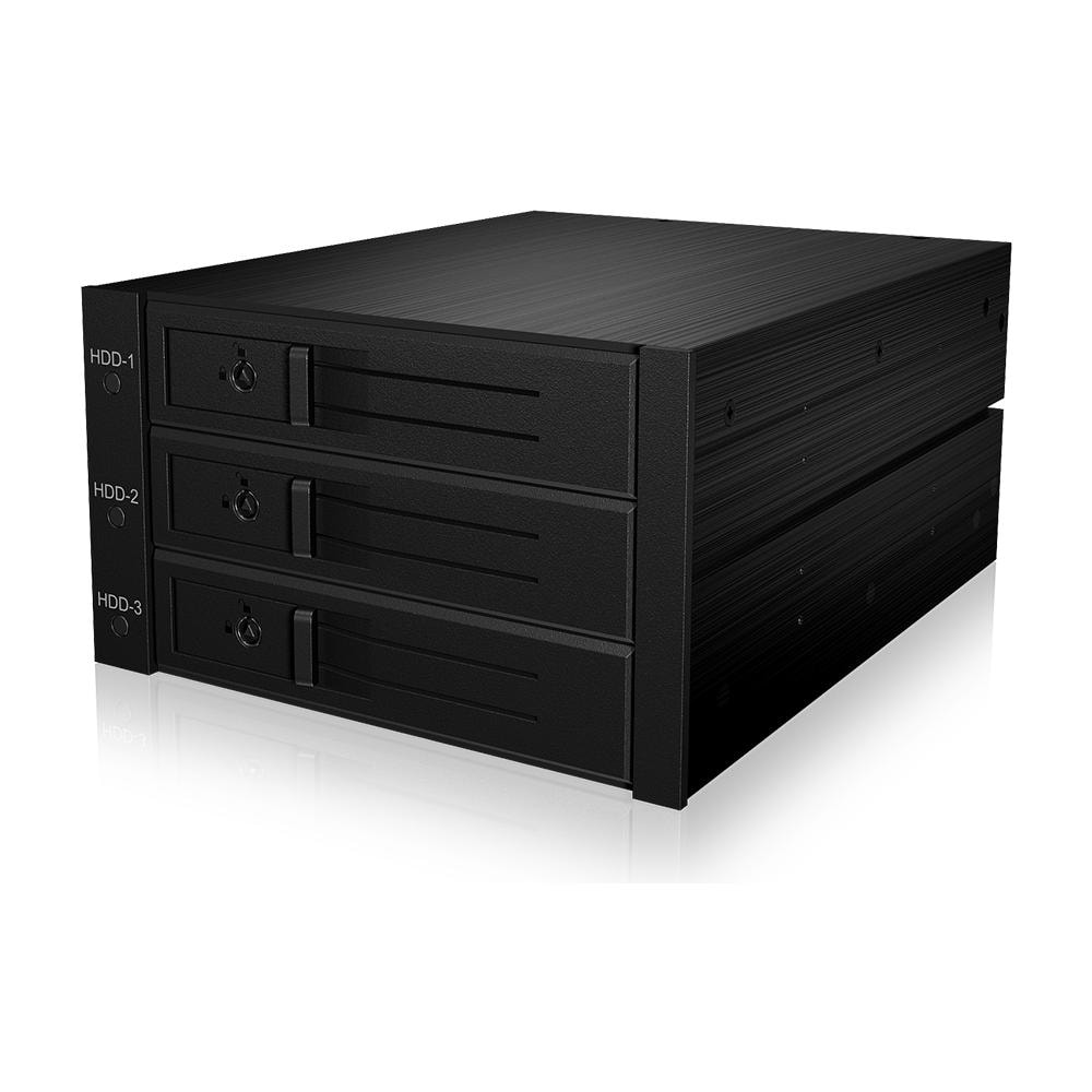 IB-563SSK, HDD, SAS, SATA, Seriale ATA II, Serial ATA III, Nero, Attività, HDD, Potenza, Alluminio, SATA - Foto 5