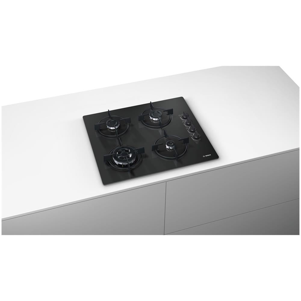 Piano Cottura POH6B6B10 a Gas 4 Fuochi Gas Colore Nero - Foto 6