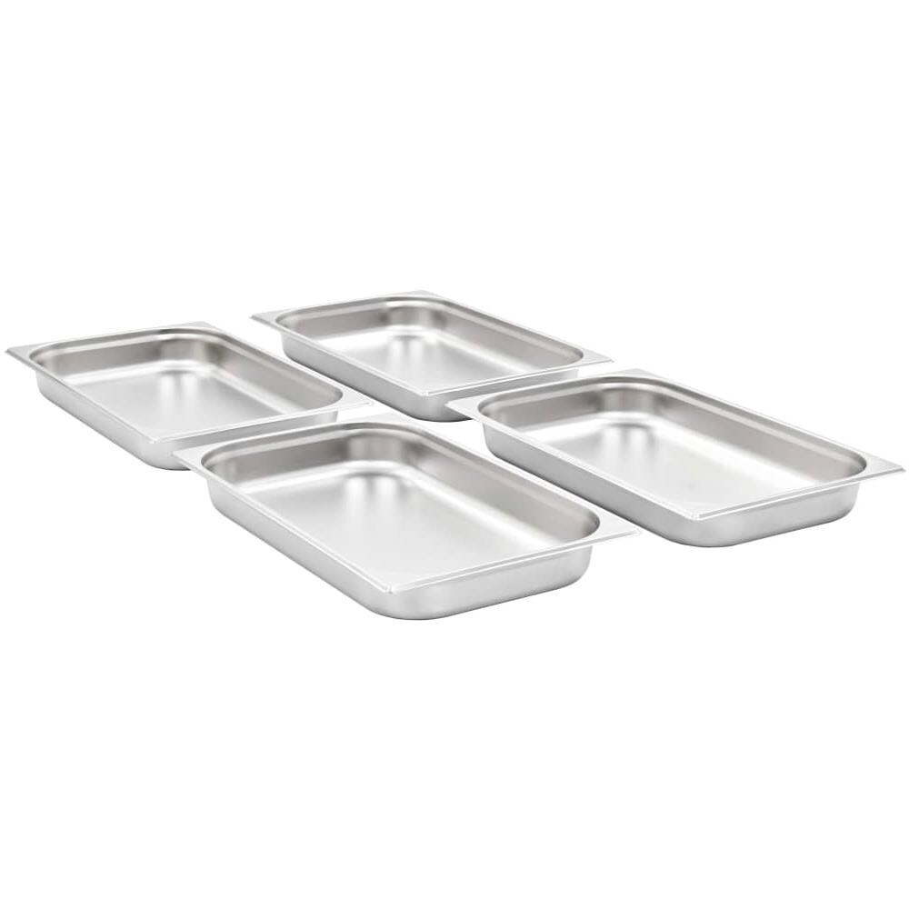 Contenitori Per Alimenti 4 Pz Gn 1/1 65 Mm In Acciaio Inox - Foto 2