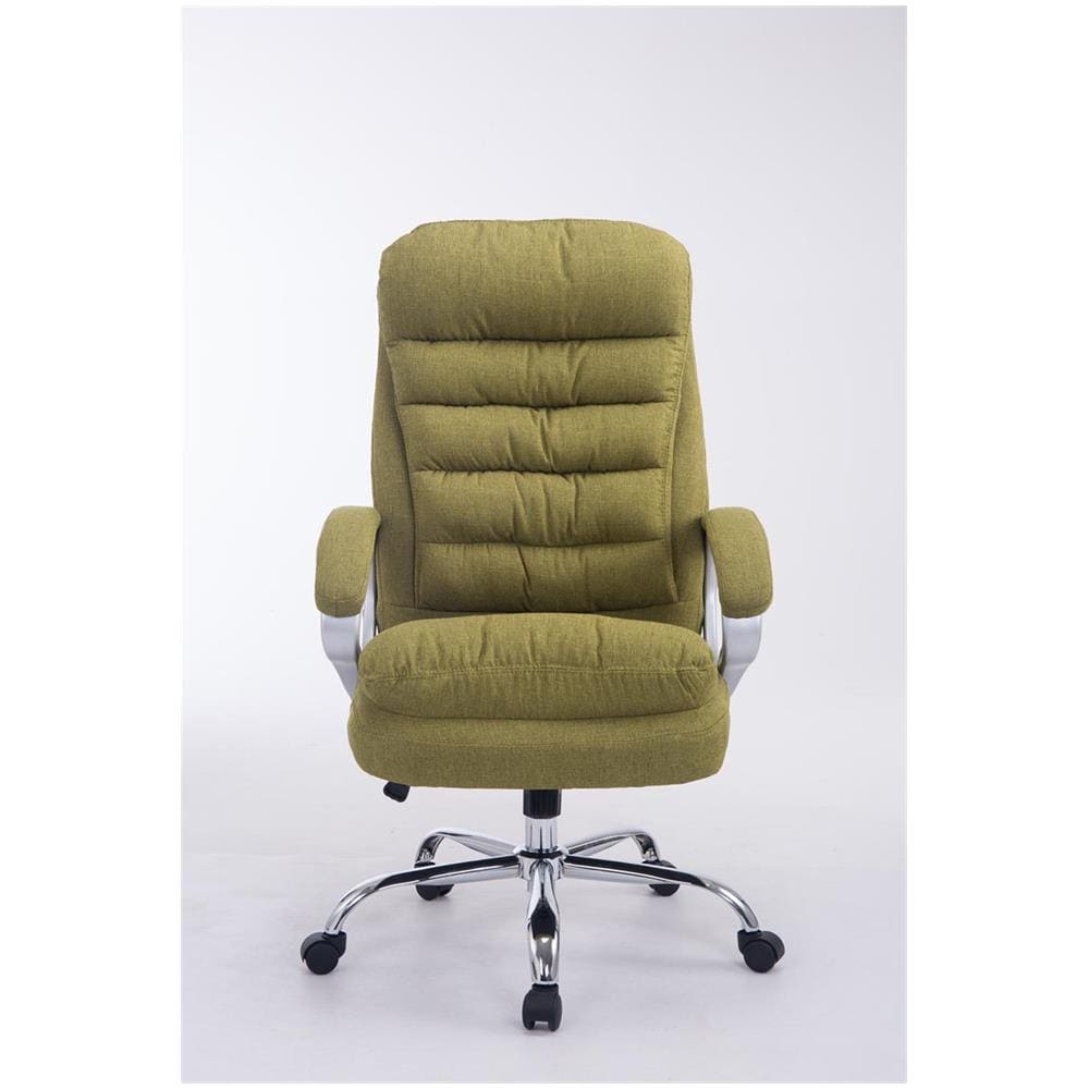 Sedia Ufficio Vancouver XXL in Tessuto I Poltrona Elegante Direttore Carico Max 235 kg I Poltrona Ergonomica Imbottita e Rinforzata Verde - Foto 1