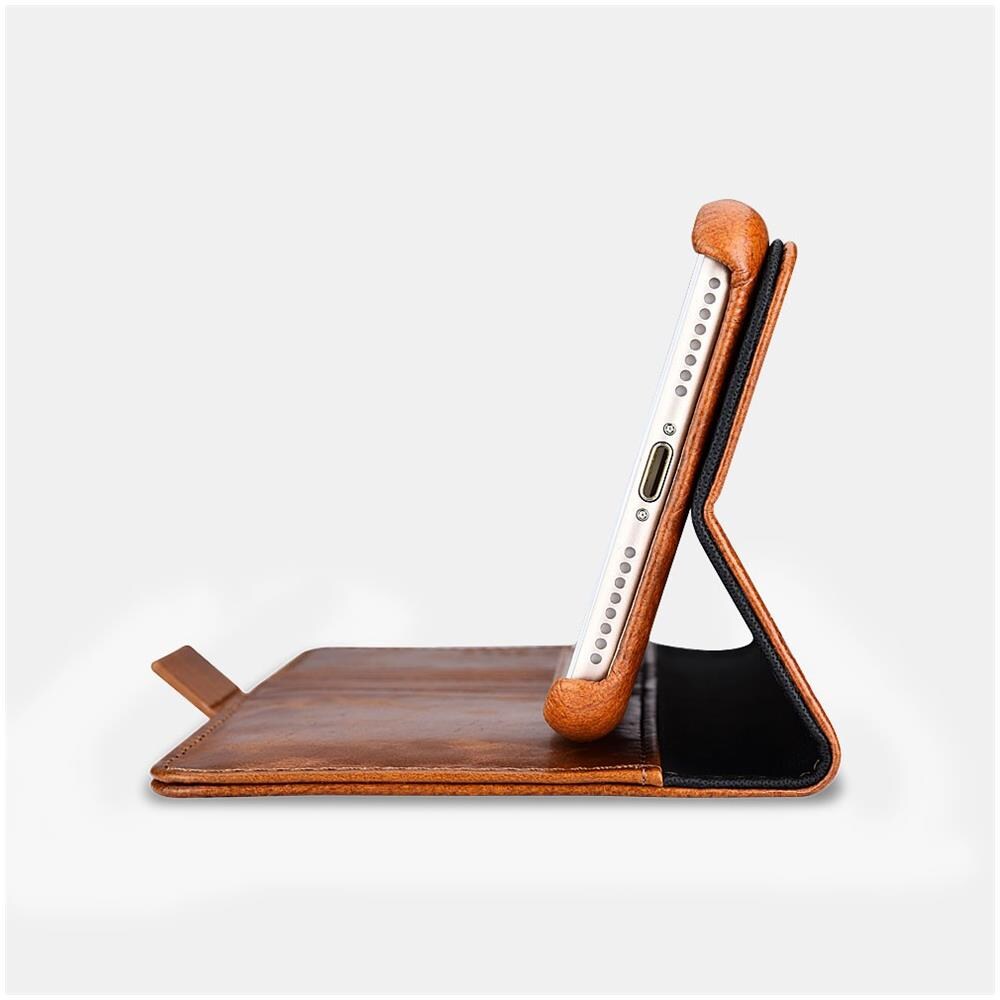 Iphone 7/8 Più Cera Di Petrolio In Pelle Staccabile 2 In 1 Caffè - Foto 2