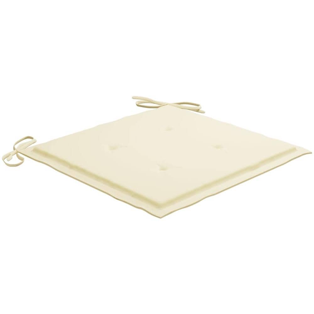 Sedie Da Giardino Con Cuscini Crema 8 Pz In Massello Di Teak - Foto 7