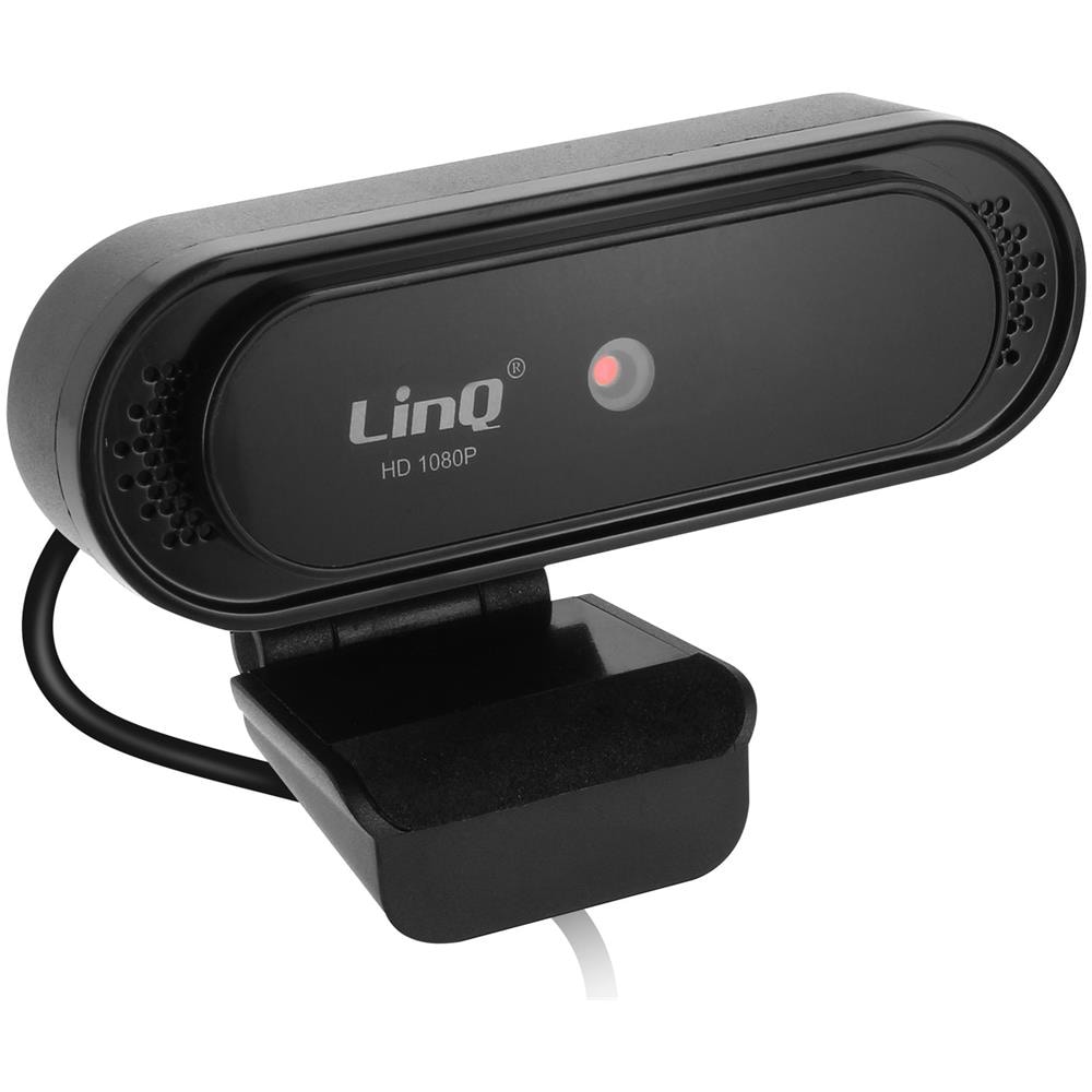 Webcam Usb Full Hd 1080p Inclinabile 120° Con Microfono Integrato, Nero - Foto 1