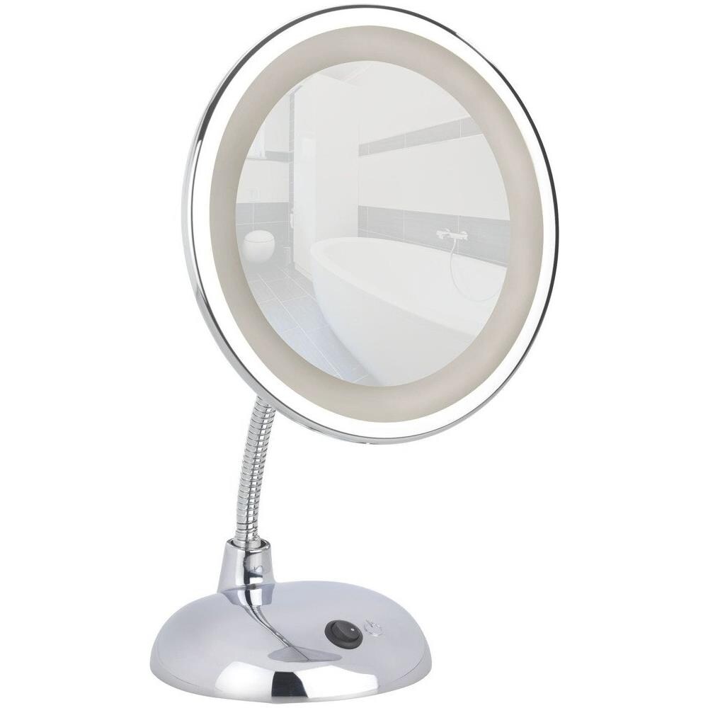 Specchio Cosmetico Style Con Retroilluminazione A Led, Ingrandimento X3, - Foto 2