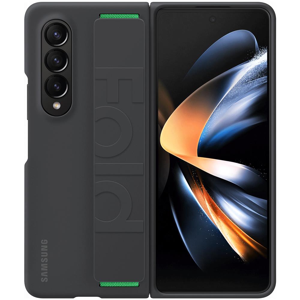 Grip Cover In Silicone Ef-gf936tbegww Per Galaxy Z Fold4 Sm-f936b Nero - Foto 1