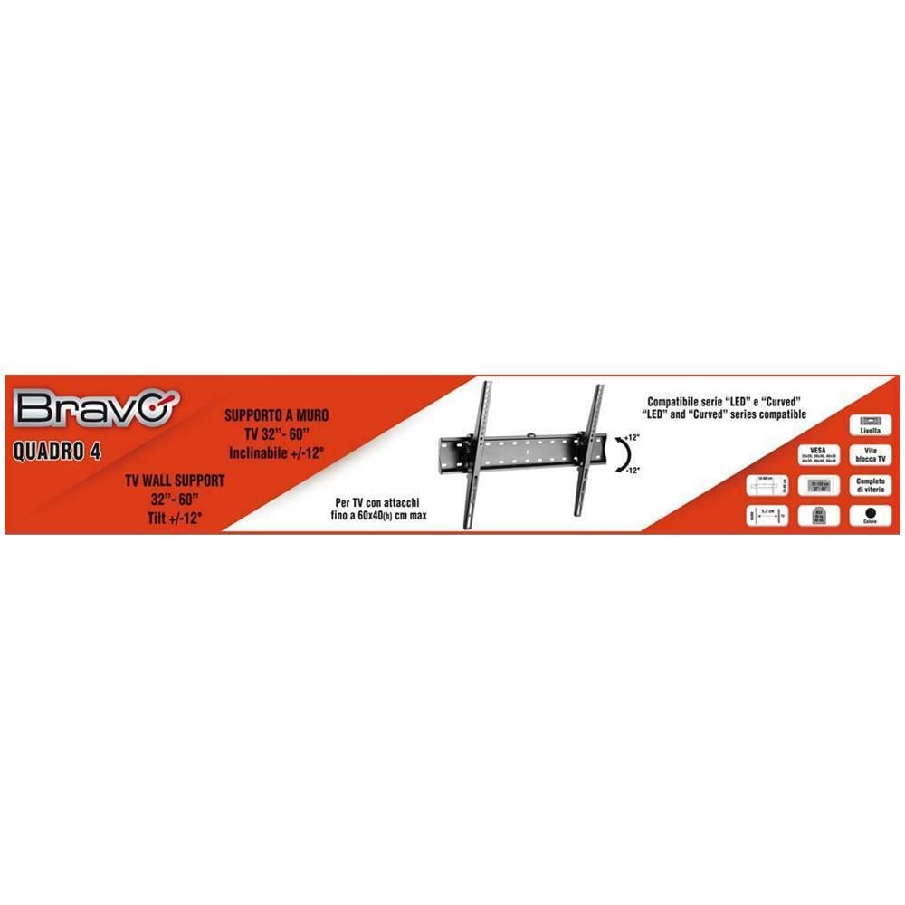 92402635 Supporto TV a parete 190,5 cm (75") Nero - Foto 2