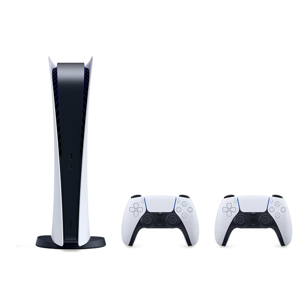 Bundle Console Playstation 5 Digital Edition + 2 Controller Wireless DualSense Colore Bianco - Foto 2
