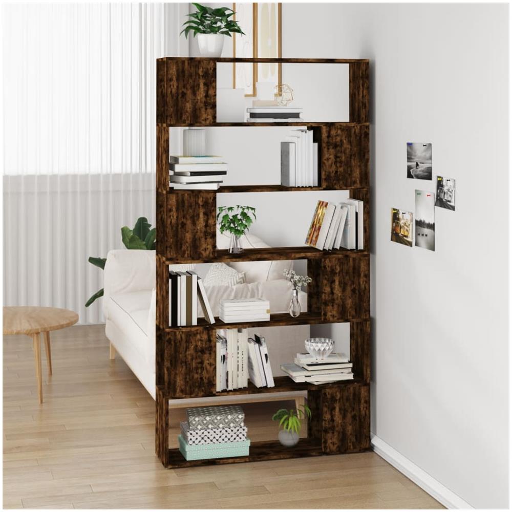 Libreria /Divisorio Rovere Fumo 100x24x188 cm - Foto 3