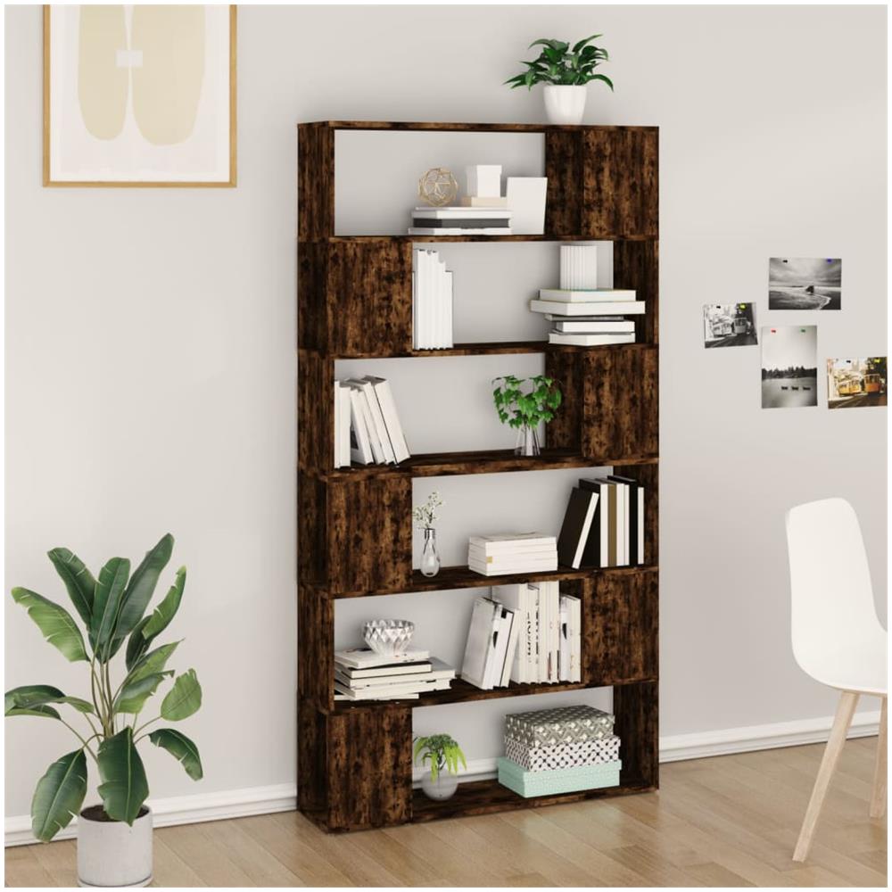 Libreria /Divisorio Rovere Fumo 100x24x188 cm - Foto 1