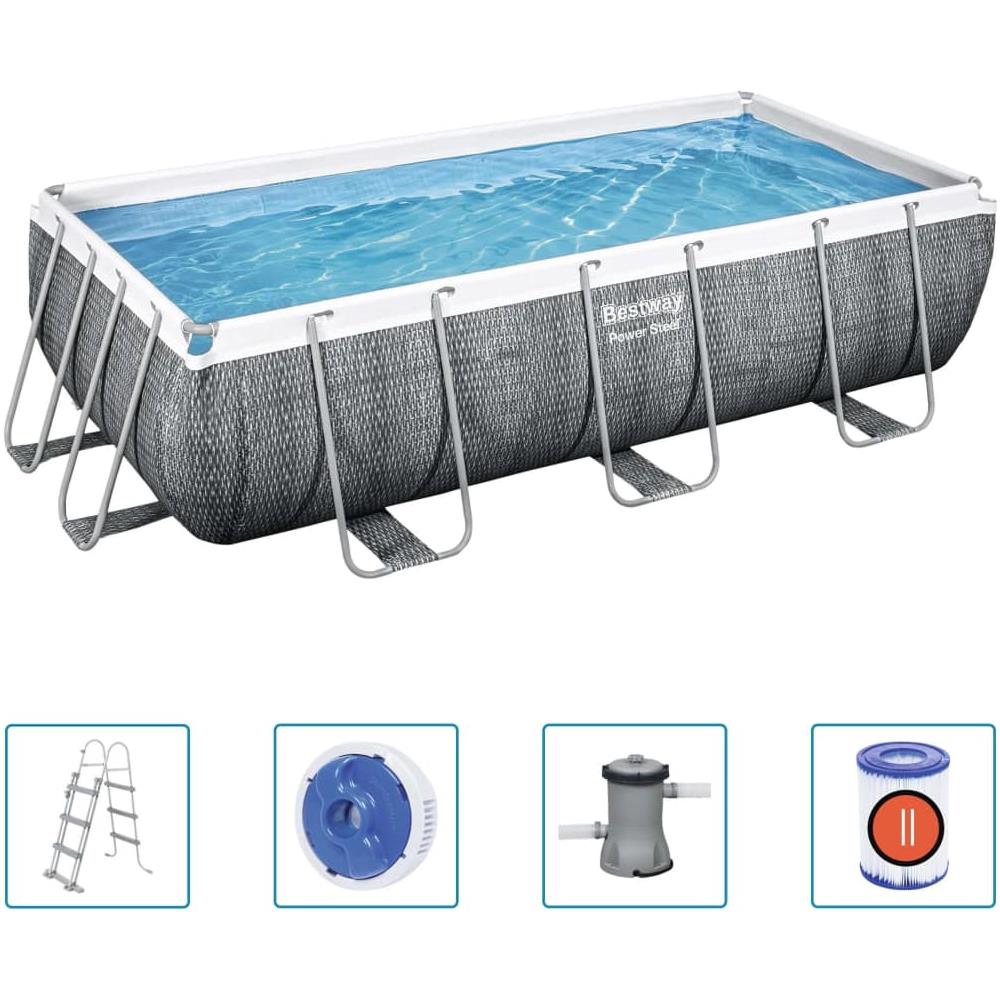 Power Steel Set Piscina 404x201x100 Cm - Foto 2