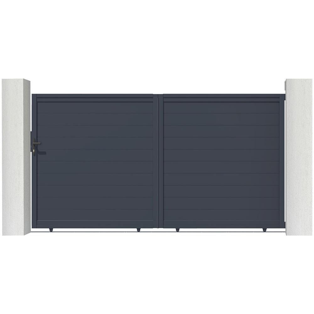 Cancello Scorrevole In Alluminio 3m Eiger 300c180 - Foto 1