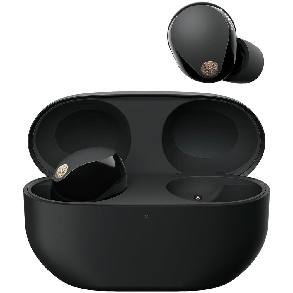 WF-1000XM5 Auricolari Wireless Bluetooth 5.3 con Noise Cancelling Colore Nero - Foto 1