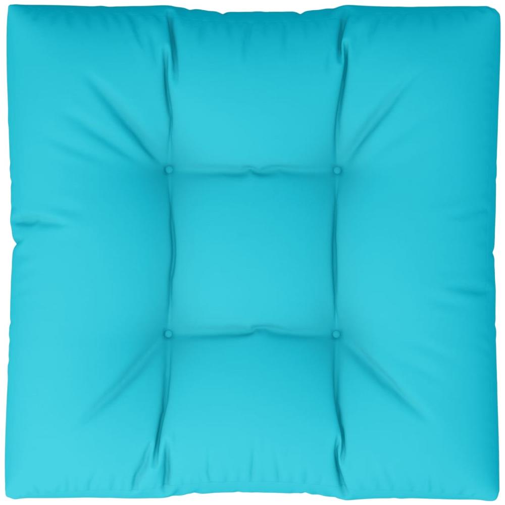 Cuscino Per Pallet Turchese 80x80x12 Cm In Tessuto - Foto 2