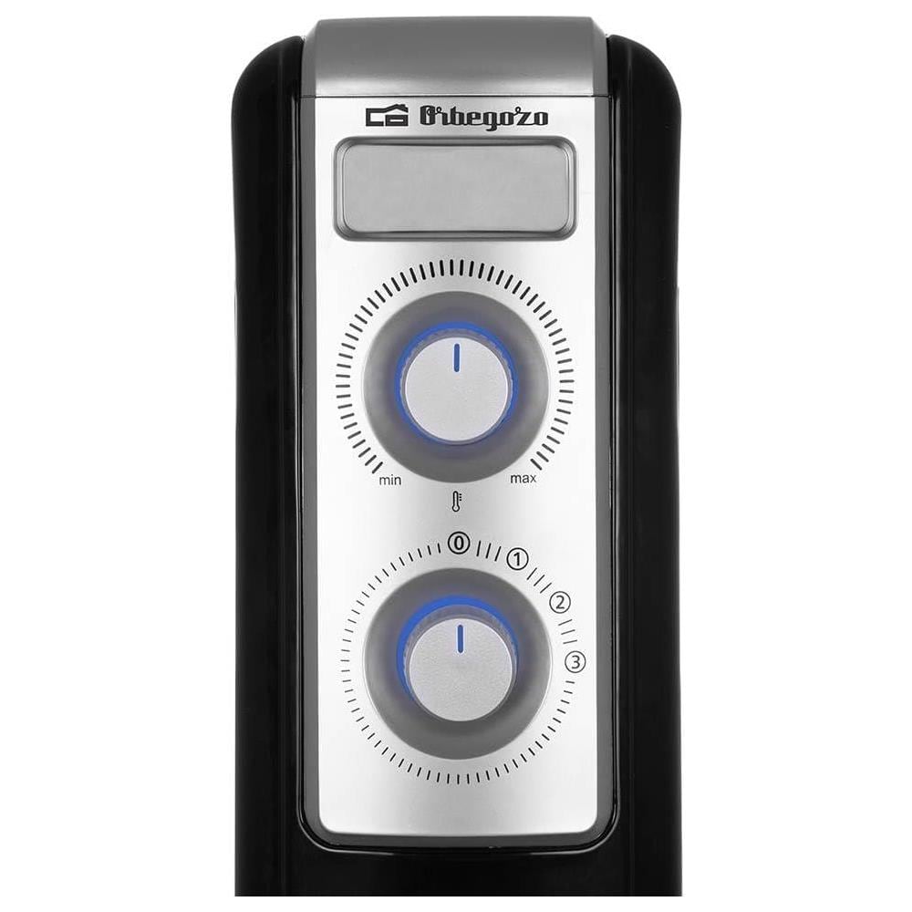 Riscaldatore Elettrico a Olio RS 1000 Potenza 1000W 5 Elementi Colore Nero - Foto 2