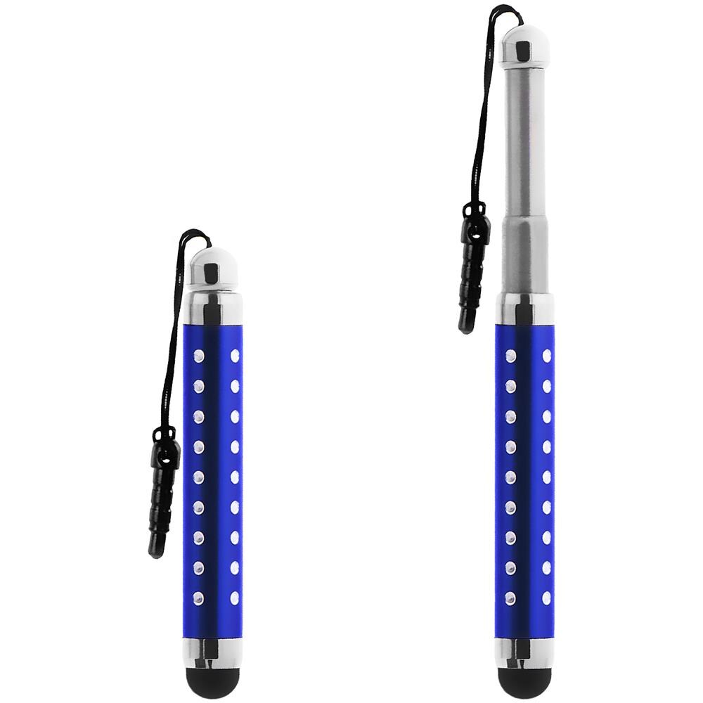 Penna Digitale Touchscreen Alluminio Blu + Presa Jack 3.5 Mm - Foto 1