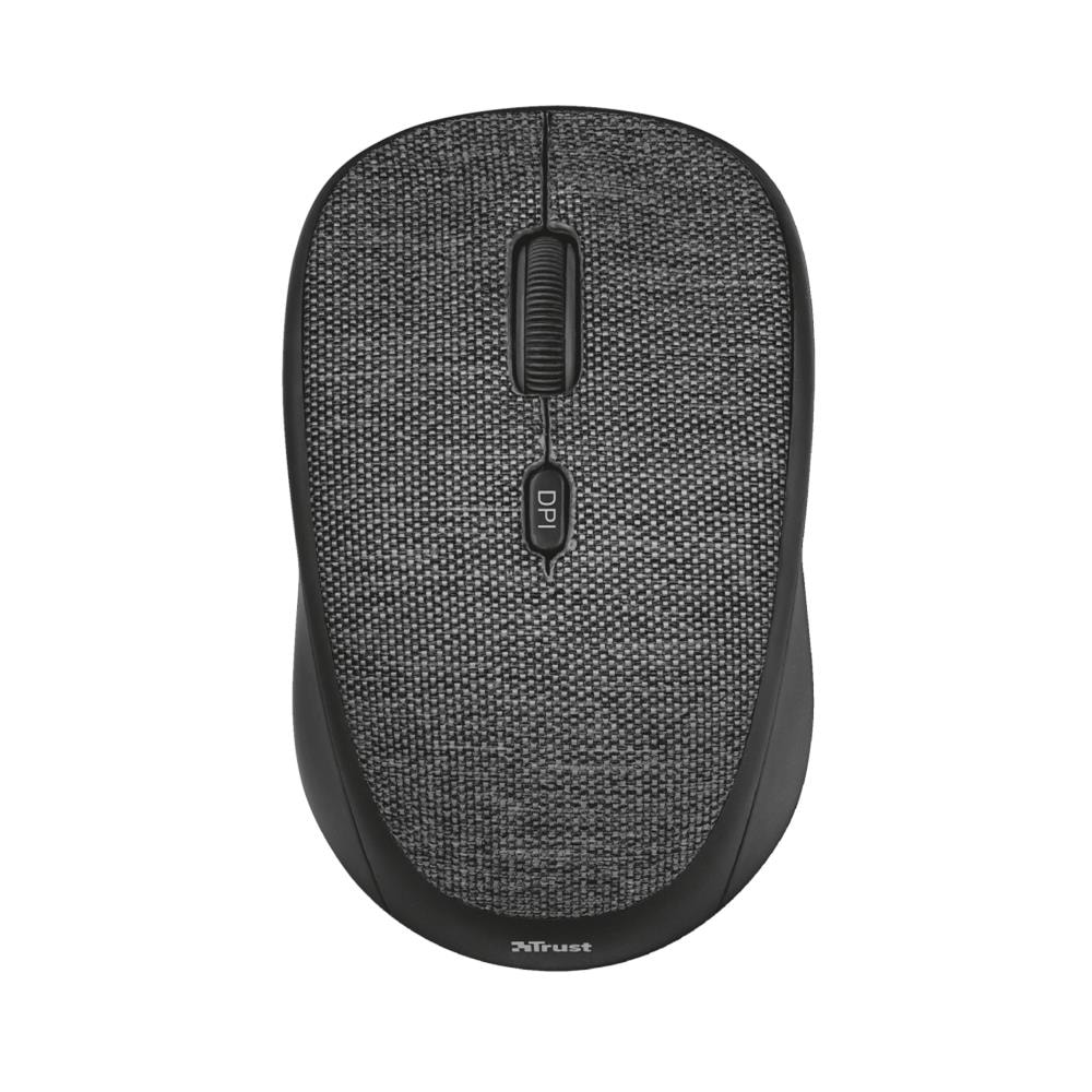 Mouse YVI FABRIC RF Wireless 1600DPI Ambidestro Colore Nero - Foto 1