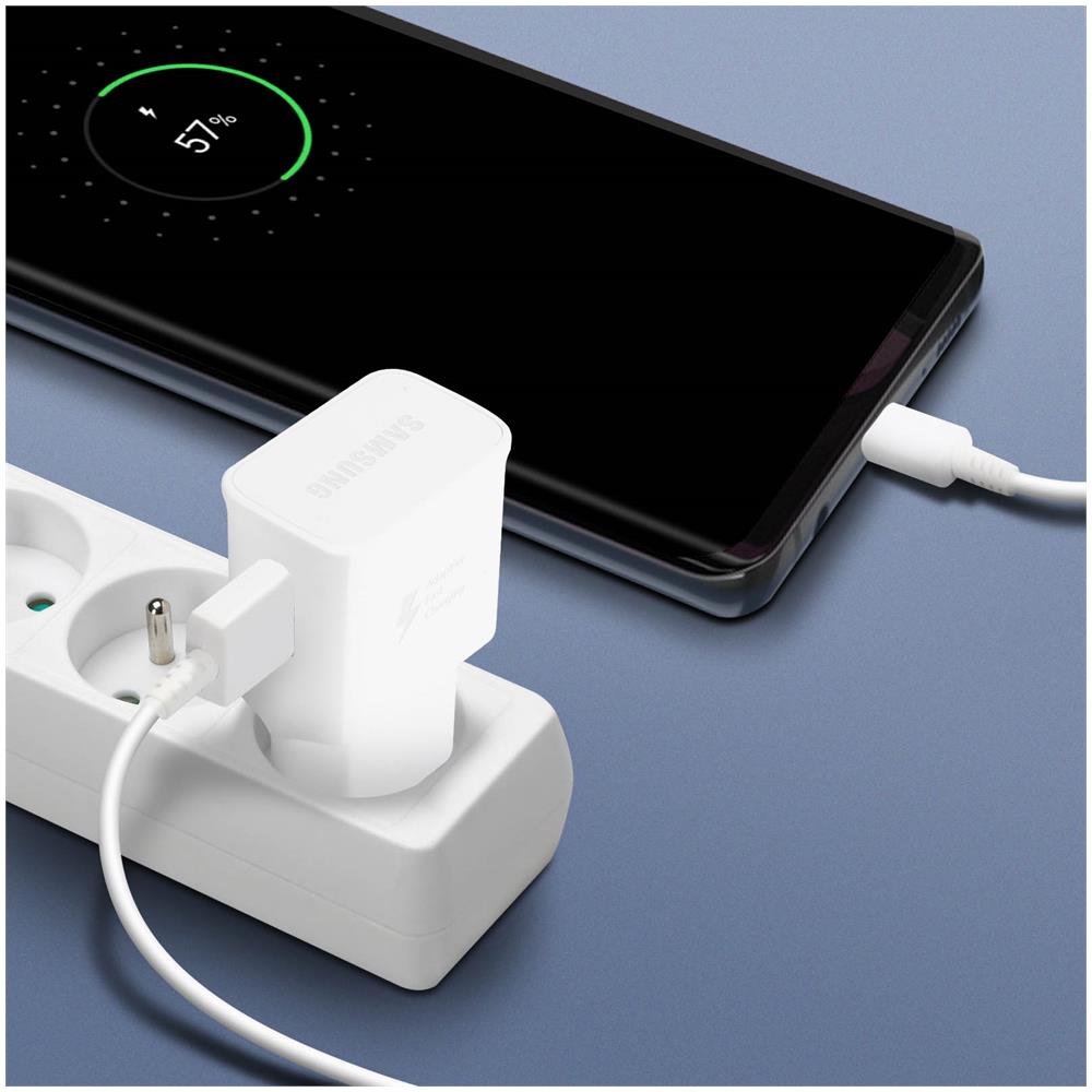 Caricabatterie Usb 15w Quick Charge 3.0 E Cavo Usb-c Originale Bianco - Foto 2