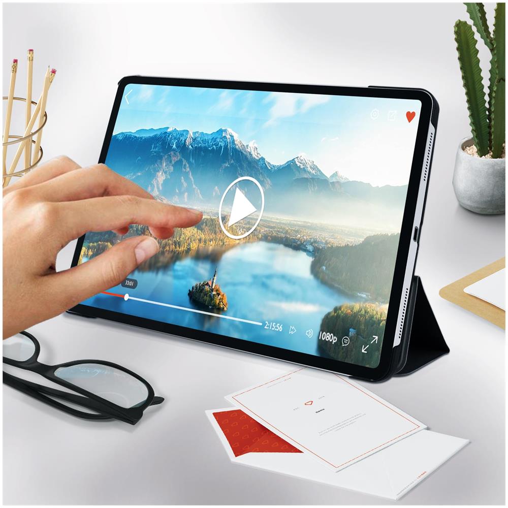 Custodia Sportellino Supporto Video /tastiera Nero Ipad Pro 11 / Air 2022, 2020 - Foto 2