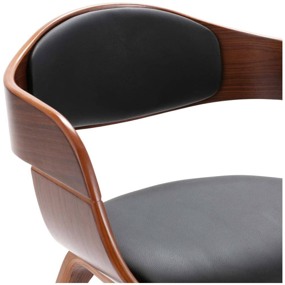 Sedie Da Pranzo 4 Pz In Legno Piegato E Similpelle - Foto 8