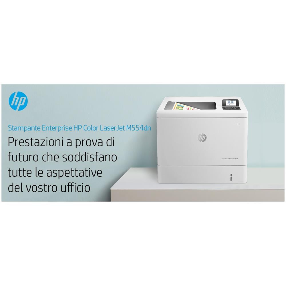 Stampante Color LaserJet Enterprise 7ZU81A Laser a Colori A4 33 ppm Ethernet / USB - Foto 10