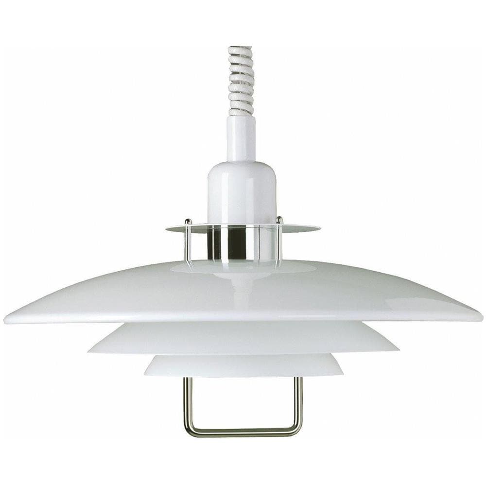 Sospensione A Soffitto A Cupola A 1 Luce Cromo, Bianco, E27 - Foto 1