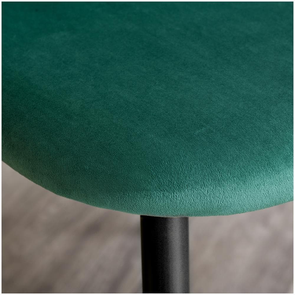 Sedie Moderne e Imbottite da Salotto, Soggiorno, Cucina, Sala da Pranzo, Set 2 Pz, Sedia Imbottita Dimensioni 50 x 56.5 x 85 cm Colore Verde - Foto 9