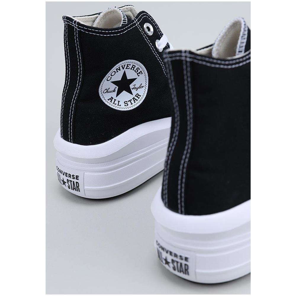 Scarpe Chuck Taylor All Star Move Hi Taglia 42 Codice 568497c Nero - Foto 11