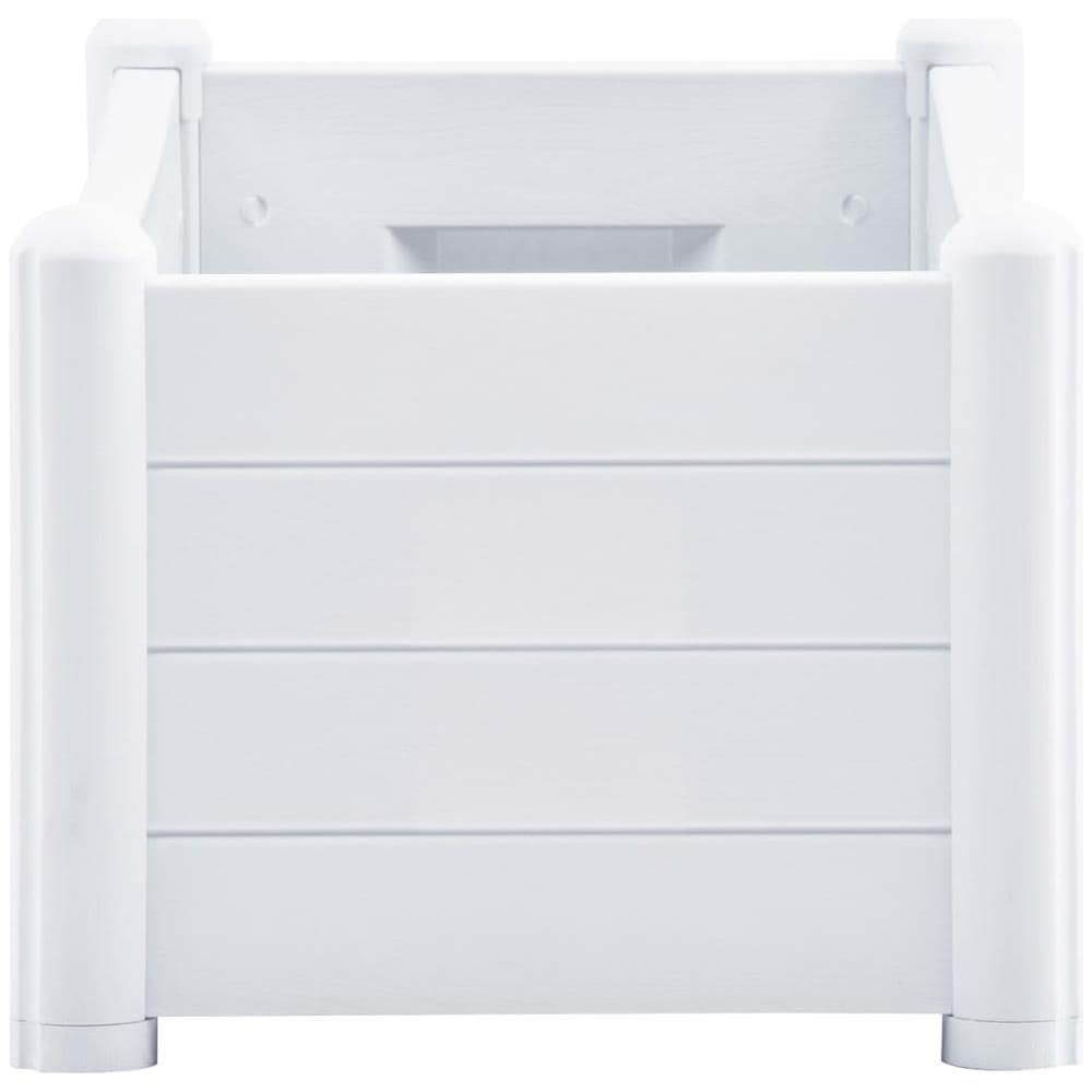 Letto Rialzato da Giardino in PP Bianco 100x43x35 cm - Foto 5