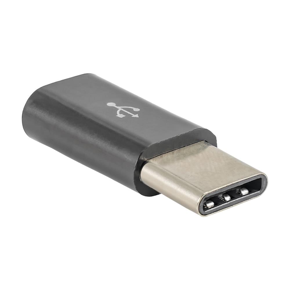 AK-AD-46 cavo di interfaccia e adattatore USB Typ micro-B USB Typ C Nero - Foto 1