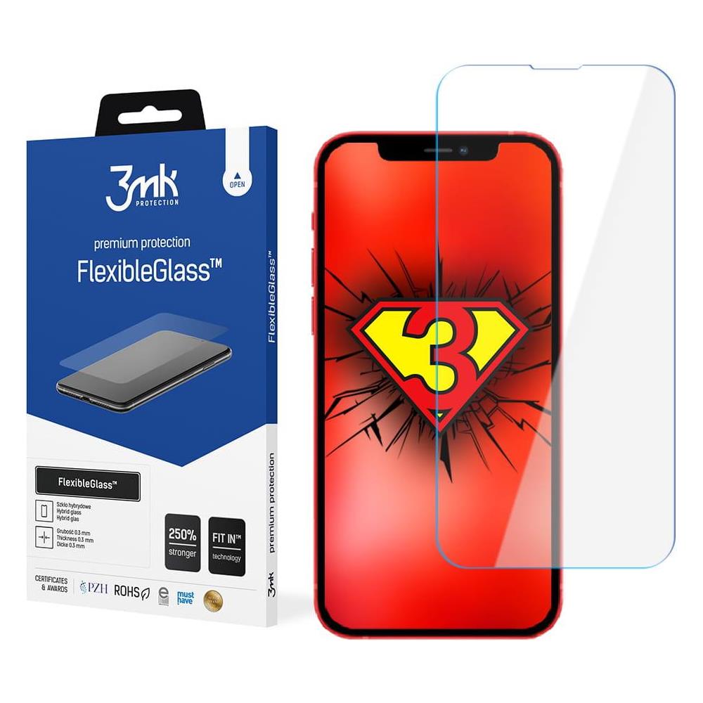 Flexibleglass Per Apple Iphone 13 Pro Max Vetro Ibrido, Proteggi Schermo Flexiglass - Foto 7