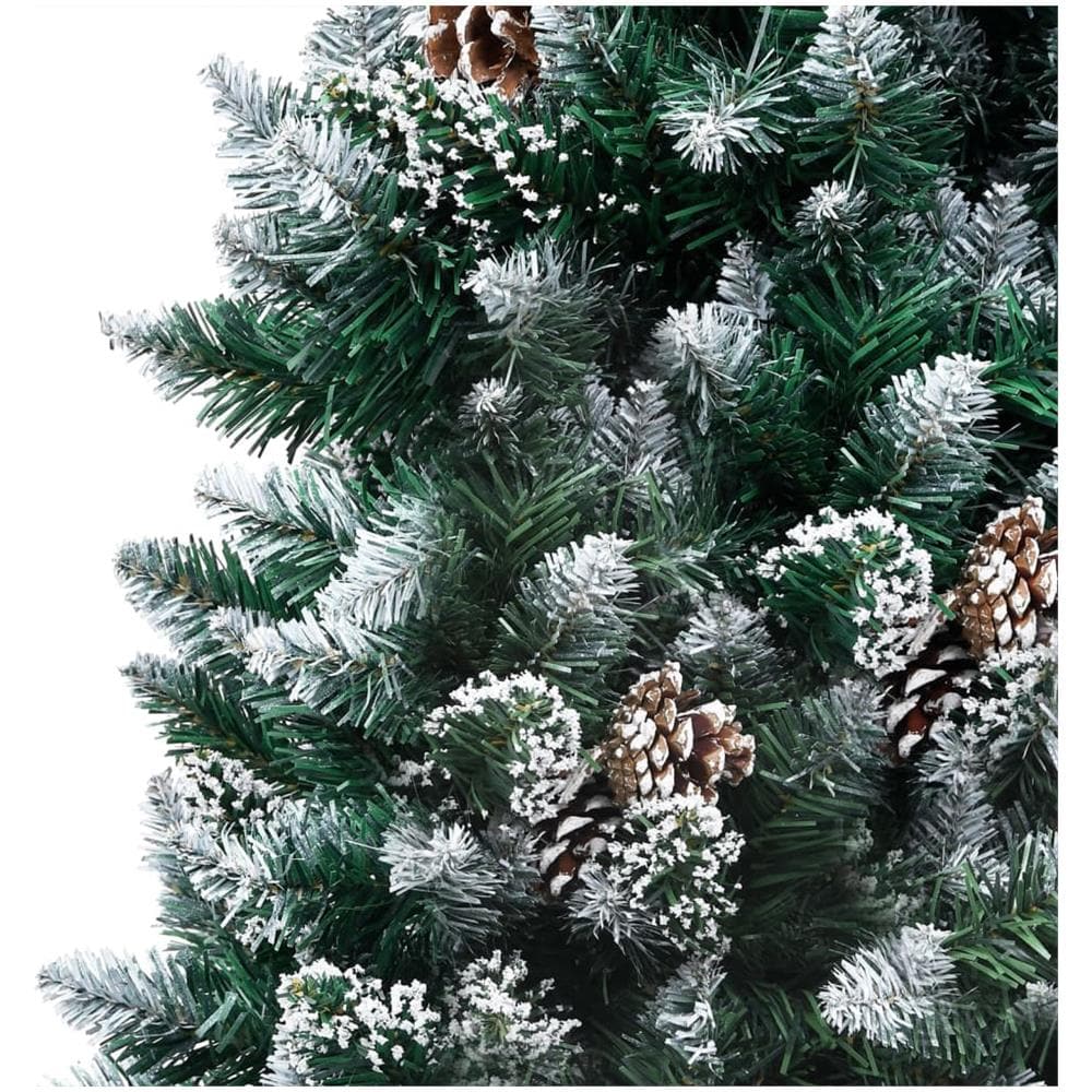 Set Albero Natale Artificiale con LED Palline e Pigne 240 cm - Foto 2