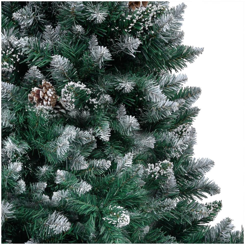 Set Albero Natale Artificiale con LED Palline e Pigne 240 cm - Foto 3
