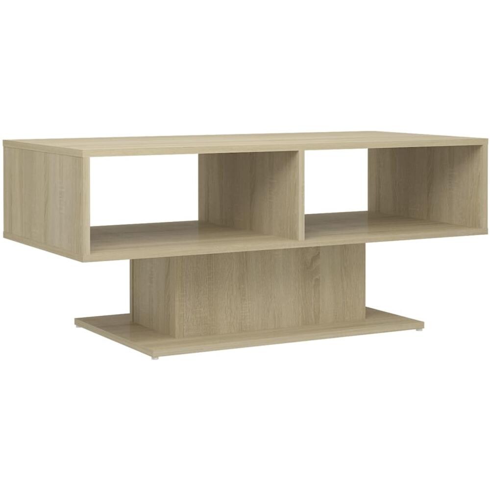 Tavolino Salotto Rovere Sonoma 103,5x50x44,5 Legno Multistrato - Foto 2